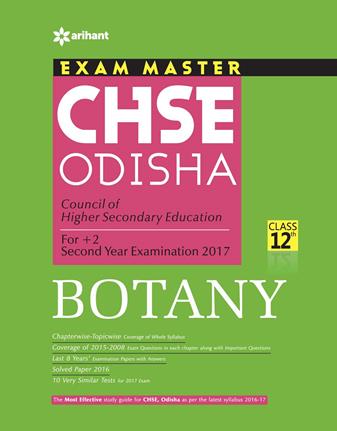 Arihant Exam Master CHSE Odisha Botany Class XII